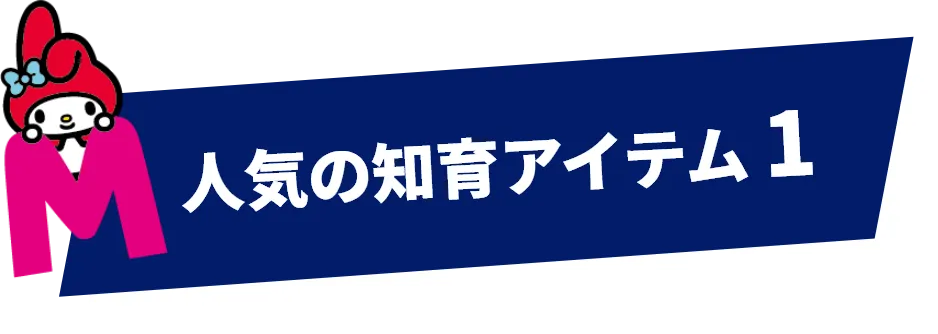 人気の知育アイテム 1